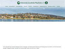 Tablet Screenshot of ortsverein-loschwitz-wachwitz.de